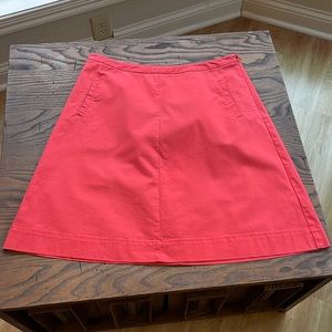 Boden coral Aline chino skirt size 12